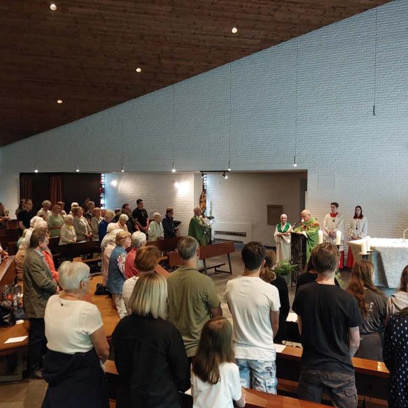 Bestes Wanderwetter zur Wallfahrt des Pastoralverbundes