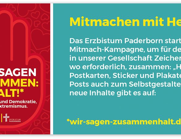 Wir sagen ZUSAMMEN:HALT!