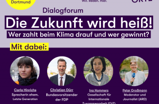 Dialogforum am 22. September: Die Zukunft wird heiß!