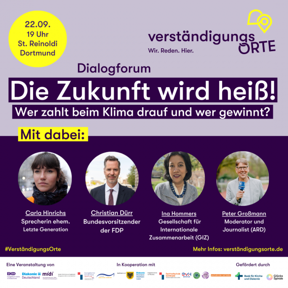 Dialogforum am 22. September: Die Zukunft wird heiß!