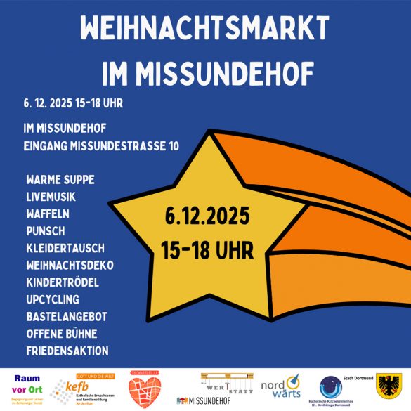 Weihnachtsmarkt im Hinterhof vom Projekt „Raum vor Ort“