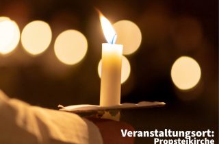 Entzünde (m)ein Licht am 1. Februar im Klostergarten der Propstei