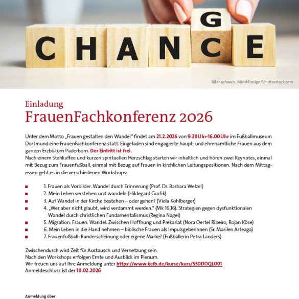 FrauenFachkonferenz am 21. Februar im Fußballmuseum