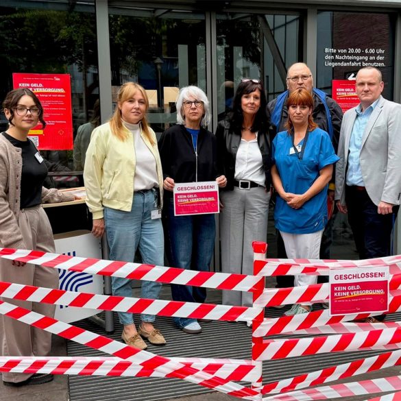 Aktionstag „Kein Geld. Keine Versorgung.“