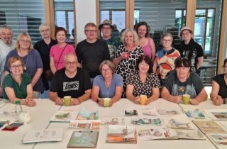 Zweiter Sketchwalk in St. Martin – Zeichnungen werden anschließend Teil einer Ausstellung